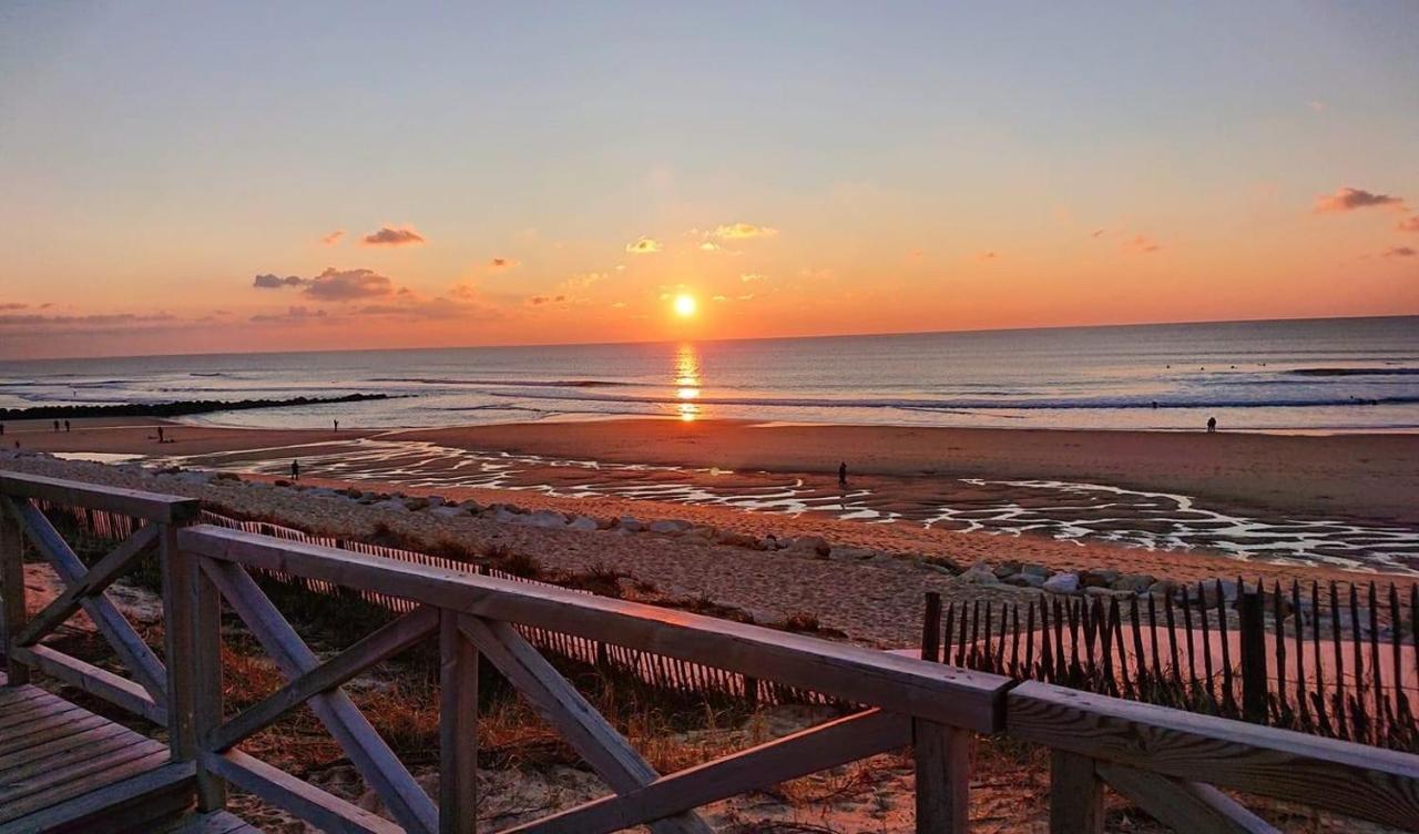 1Ere Ligne, Dernier Etage, Vue A 180° Sur L'Ocean, Lacanau, Plage Centrale Luaran gambar