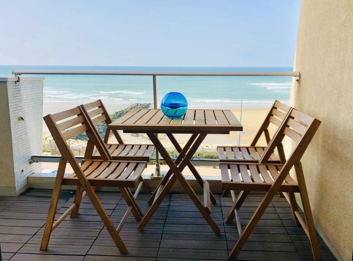1Ere Ligne, Dernier Etage, Vue A 180° Sur L'Ocean, Lacanau, Plage Centrale Luaran gambar