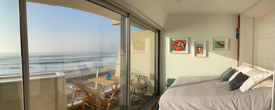 1Ere Ligne, Dernier Etage, Vue A 180° Sur L'Ocean, Lacanau, Plage Centrale Luaran gambar